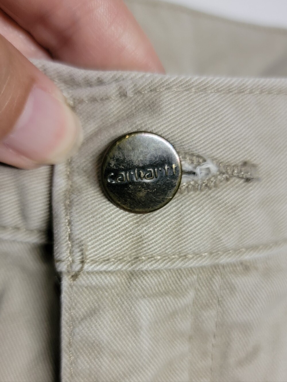 Carhartt Men's Tan Cargo Relaxed Fit Shorts - Rugged Workwear Style - Picture 5 of 15